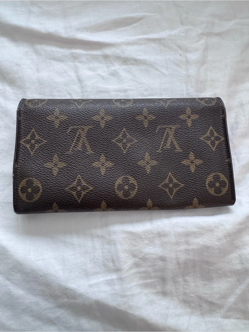 Louis Vuitton Monogram Canvas Sarah Wallet in Brown